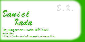 daniel kada business card